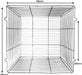 UNIVERSAL Outdoor Lighting Guard Cage Security Alarm Anti Theft Box Stainless Steel (28cm, Square)