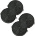 Carbon Charcoal Filter for NEFF Cooker Hoods/Kitchen Vents D86 D87 D89 (Pack of 4)