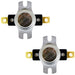 Underside view of Shower Switches for MIRA Elite Sport Go Jump Vie Thermal Cut Out Fuse TOC 1736.436 (Pack of 2)