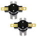 Top down view of Shower Switches for MIRA Elite Sport Go Jump Vie Thermal Cut Out Fuse TOC 1736.436 (Pack of 2)