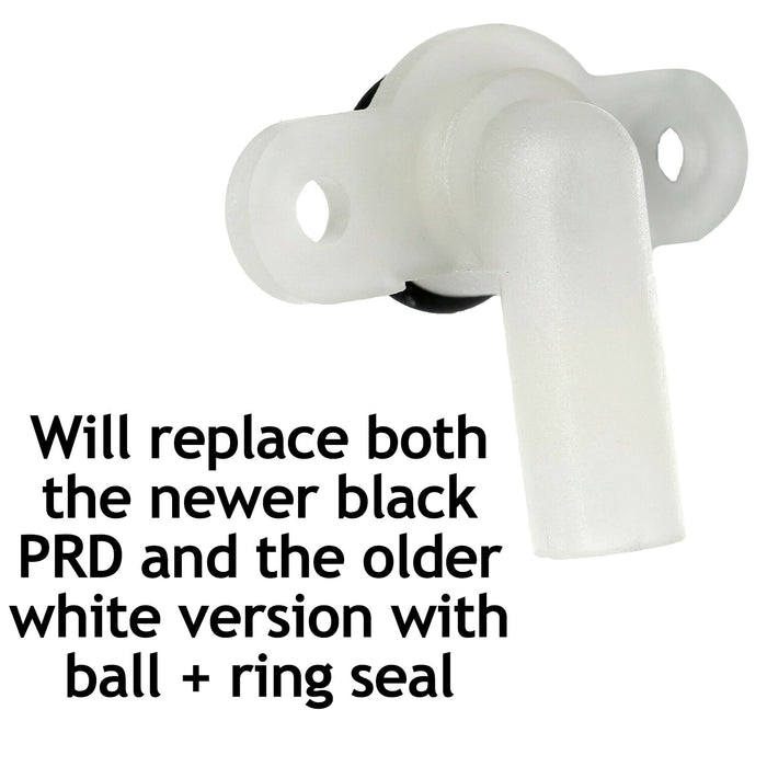 Pressure Relief Device for TRITON Electric Shower PRD + Burst Disc Seal Black x 2