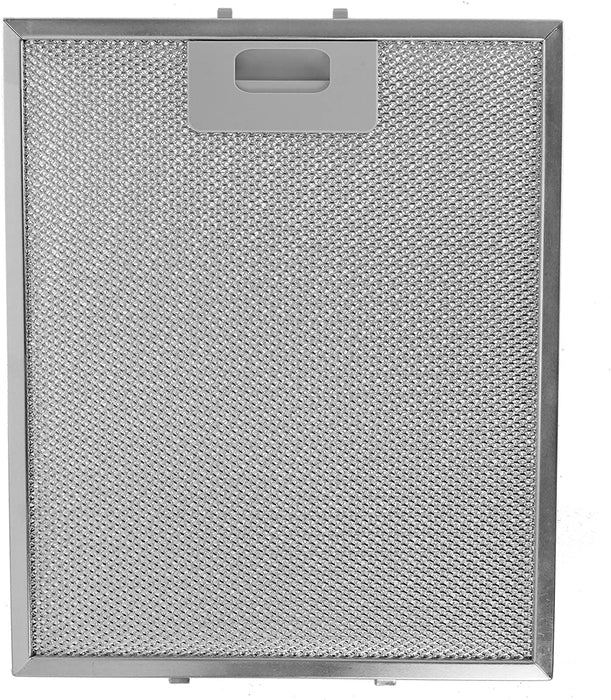 Cooker Hood Metal Mesh Grease Filter for Logik Kitchen Extractor Fan Vent (Silver, 300 x 250 mm)