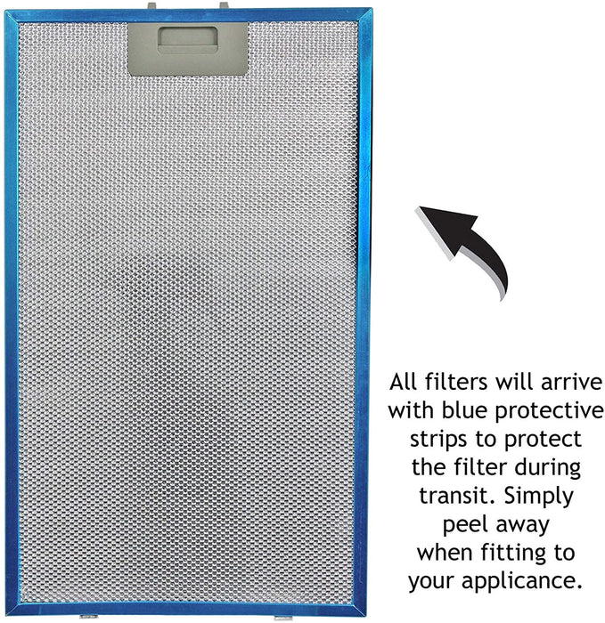 Cooker Hood Filter for Terzismo LAM2501 Metal Mesh Grease Extractor Vent