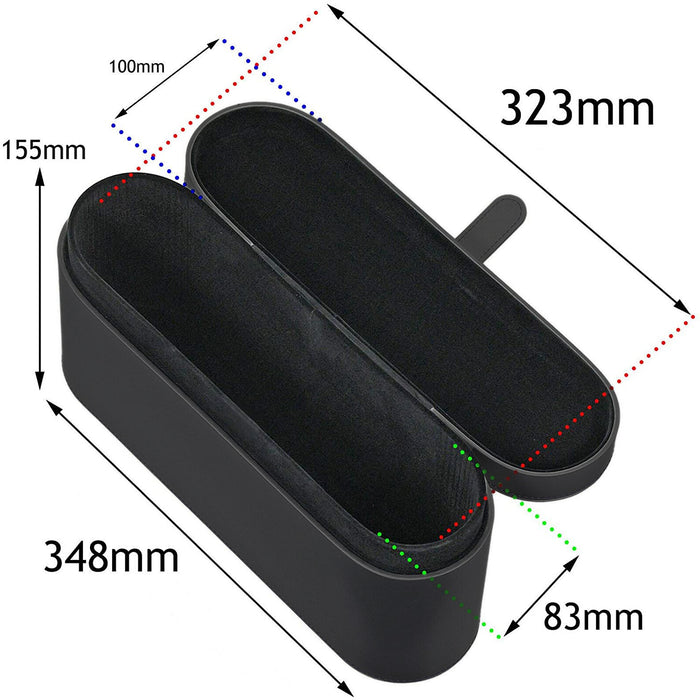 DYSON Supersonic™ Hair Dryer Box Travel Storage Presentation Case (Black) + Smoothing Nozzle