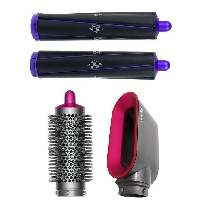 DYSON Airwrap™ HS01 Hair Styler 40mm Long Barrels, Volumising Brush & Pre-Styling Dryer Attachment (Purple / Fuchsia)