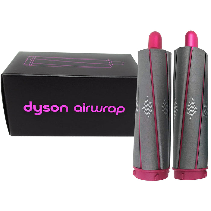 DYSON Airwrap™ HS01 Hair Styler 40mm Long Barrels + Round Volumising Brush (Purple / Fuchsia)
