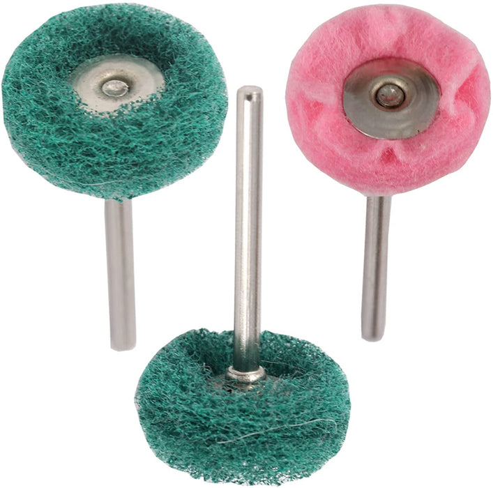 SPARES2GO Metal Cleaning Polishing Buffing Wheel & Compound Polish