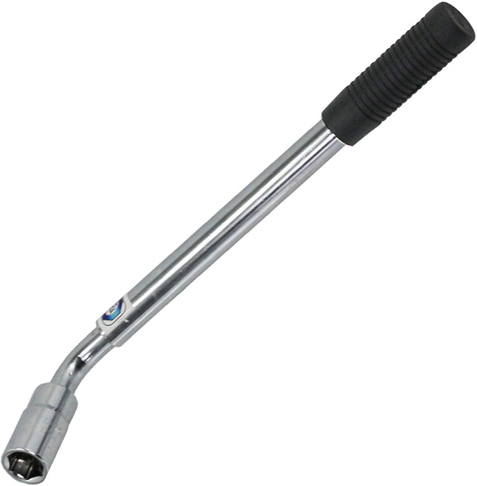Extendable Wheel Nut Socket Wrench Power Bar 17mm 19mm + 18" Tyre Iron + Socket Set (10mm, 13mm, 17mm & 19mm)