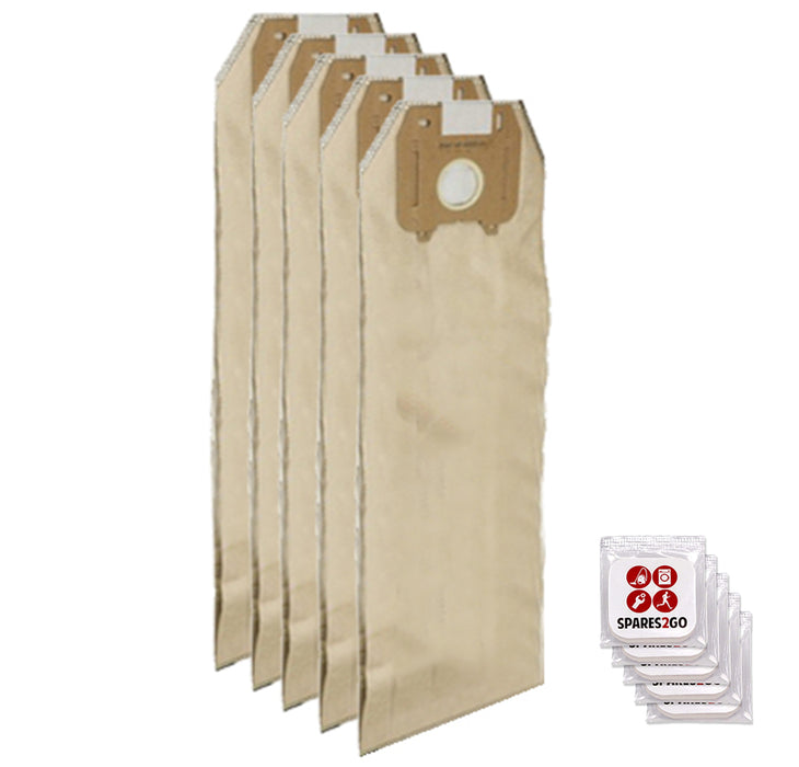 Paper Dust Bags for Oreck Magnesium LW100 LW150 Vacuum Cleaner (5 Bags + 5 Fresheners)