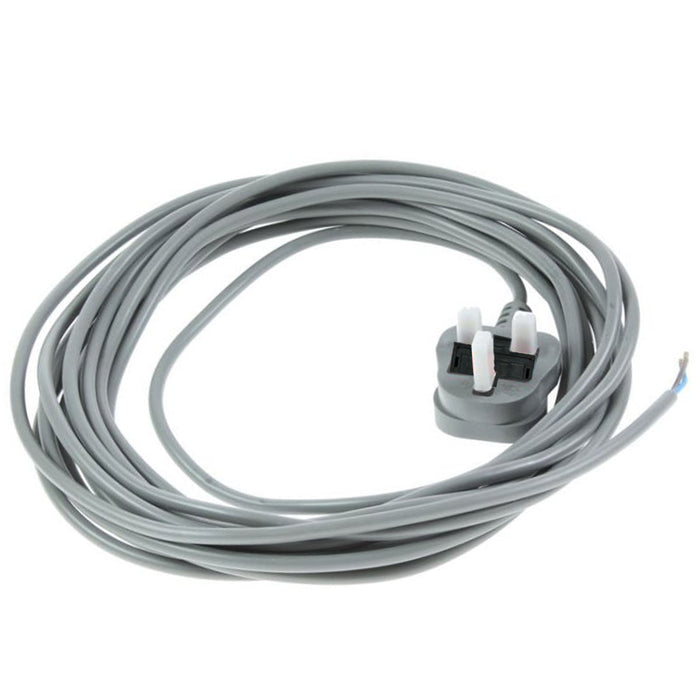 Mains Cable for MIELE Vacuum Cleaner Hoover Lead Grey 8M Replacement
