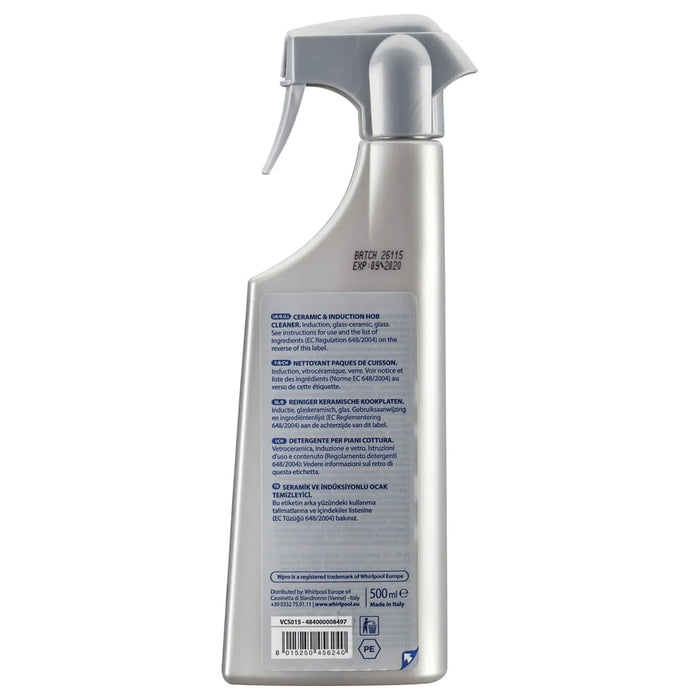 Wpro Ceramic & Induction Hob Cleaning Hygienizer Spray