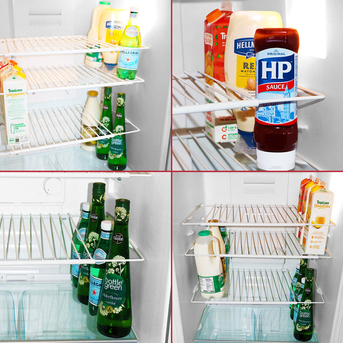 Universal Adjustable Drinks Chiller Fridge Shelf Beer Display Refrigerator Bottle Rack