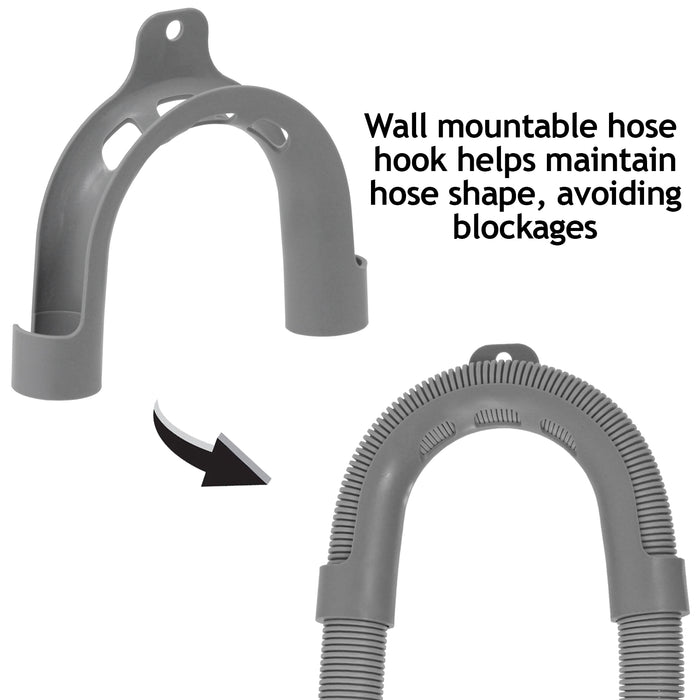 Fill Water Pipe Drain Hose Extension Outlet Kit for RUSSELL HOBBS MONTPELLIER Dishwasher 2.5m