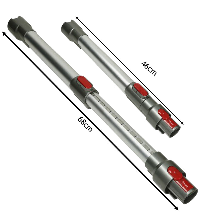 Adjustable Telescopic Rod Wand Pipe Tube for Dyson V11 SV14 Vacuum Cleaner (Aluminium Grey)