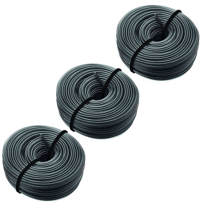 Bosch ART 23 24 26 27 30 36 Strimmer Trimmer Line Spool Feed 24m 1.65mm F016800462 (Pack of 3)