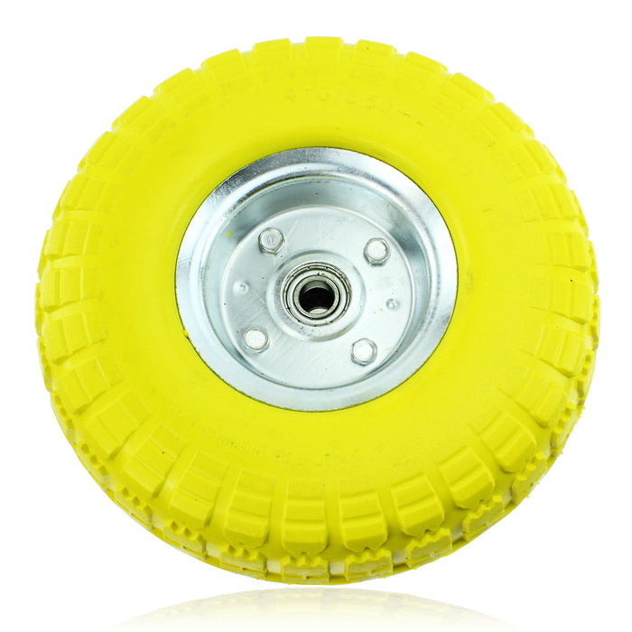 10" Solid Wheelbarrow Wheel Tubeless Barrow Tyre Burst & Puncture Proof Spare