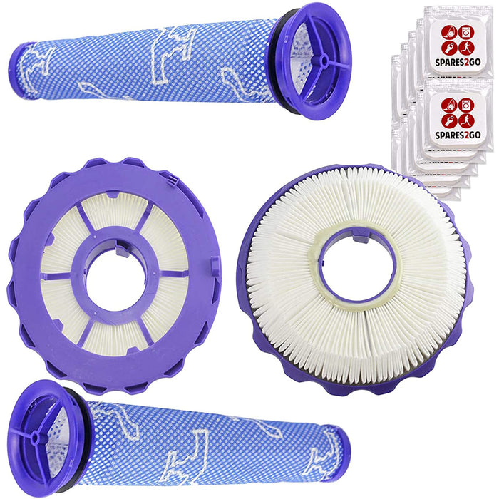 Pre + Post Motor Filters compatible with Dyson DC40 Animal Multi Floor Vacuum Cleaner + Fresheners