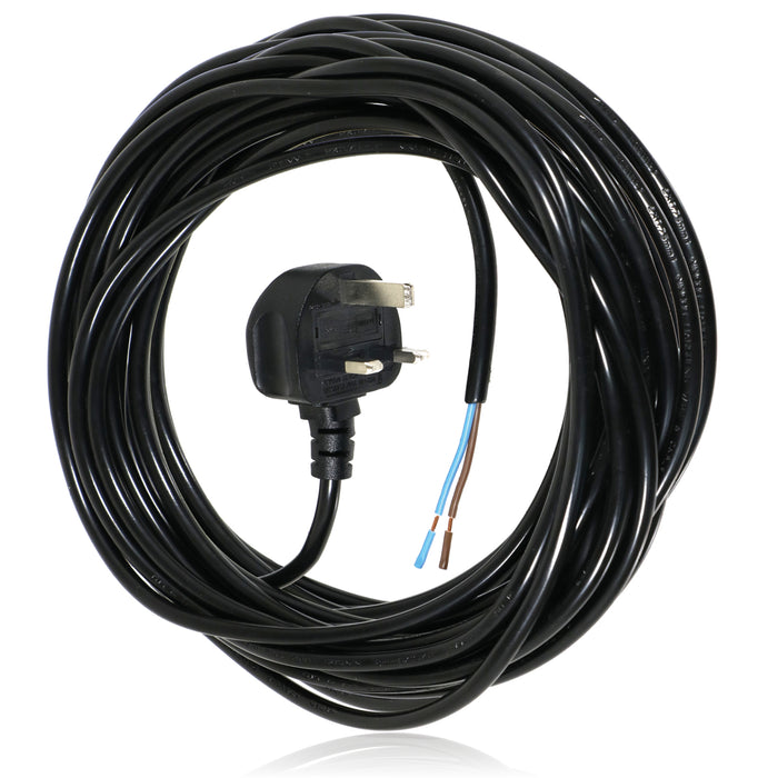 XL Extra Long Universal 12M Metre Mains Power Cable Lead for Angle Grinder Power Tools (UK Plug)