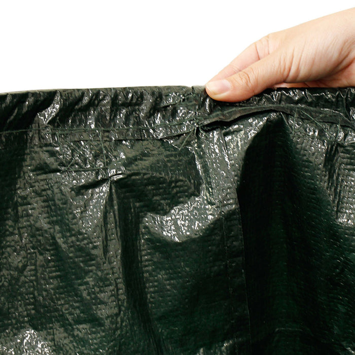 Collapsible Garden Bag Large Reusable Carry Handles Waste Bin Refuse Sack 90L x 4