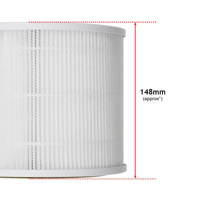 h132 Replacement Filter Compatible For Levoit -h132 Air Puifier, 3