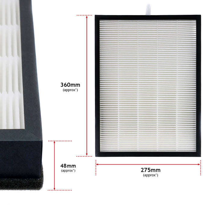 HEPA NanoProtect Filter for PHILIPS AC2889 AC3829 Air Purifier FY2422/30 x 2 + Fresheners