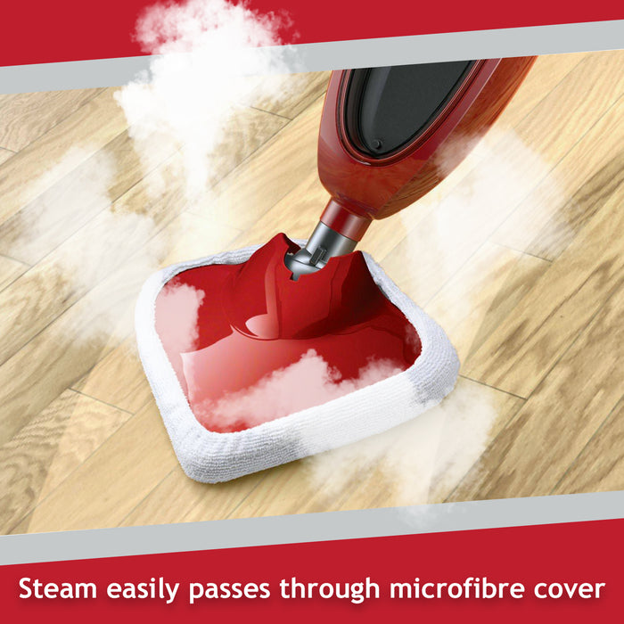 Microfibre Cloth Cover Pads for Pifco 6in1 10in1 12in1 PS001 Steam Cleaner Mop (Pack of 4)