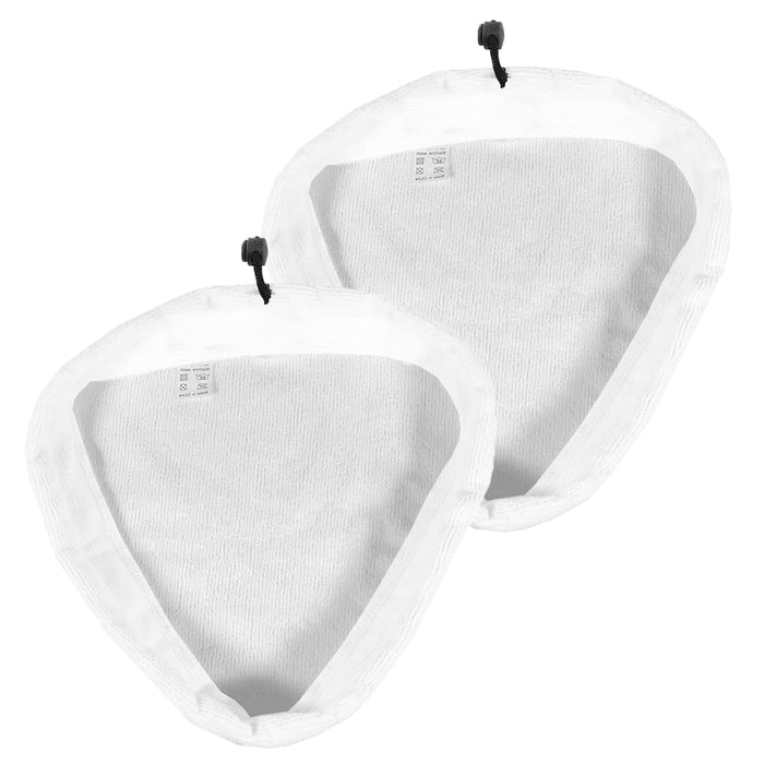Microfibre Cloth Cover Pads for Vax VRS16 Centrix S88-CX4-B-A S86-SF-C S7 Total Home Steam Cleaner Mop (Pack of 2)