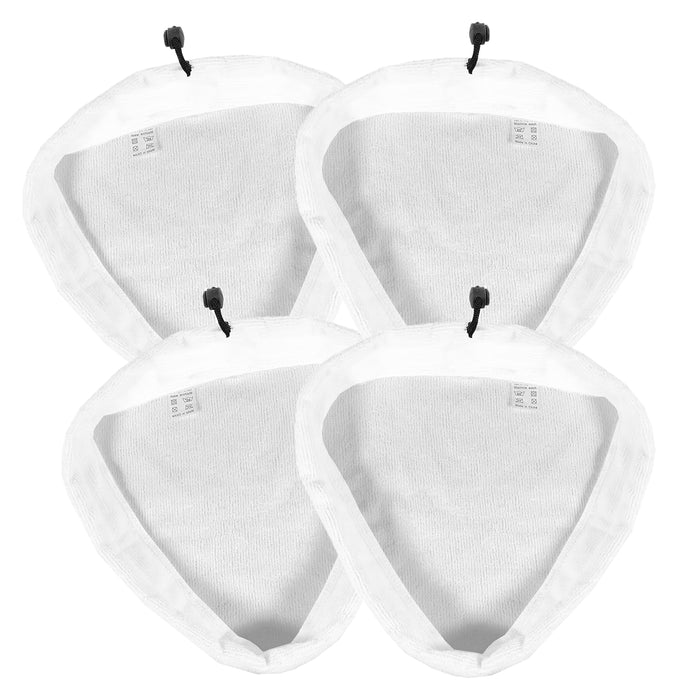Microfibre Cloth Cover Pads for Vax VRS16 Centrix S88-CX4-B-A S86-SF-C S7 Total Home Steam Cleaner Mop (Pack of 4)