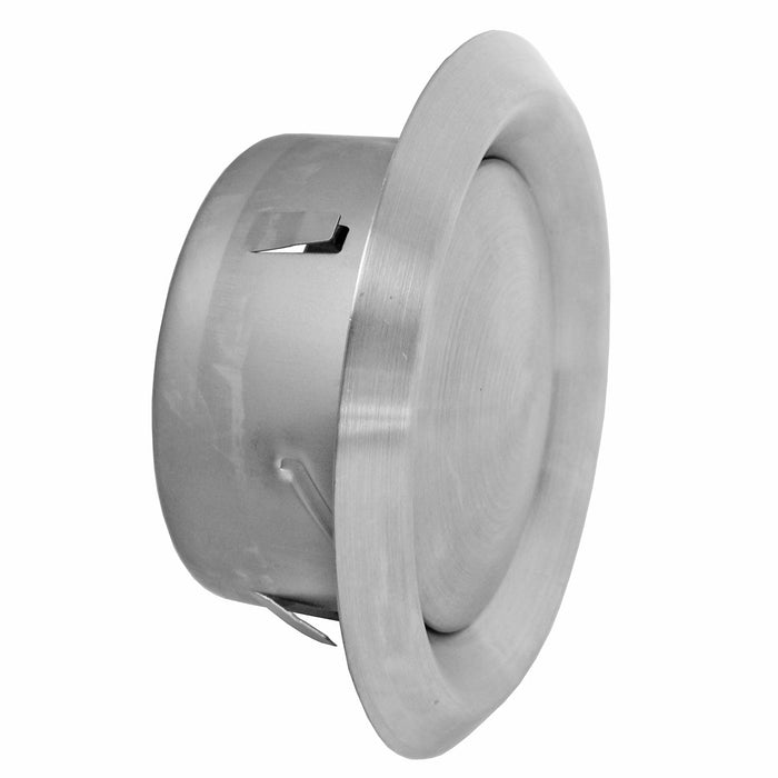 Stainless Steel Round Ceiling Extractor Exhaust / Supply Wall Vent (5" / 125mm)