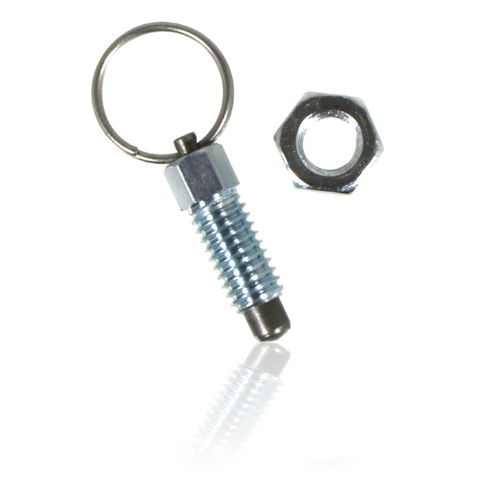 M6 index plunger spring pin ring pull retractable stainless steel 4mm