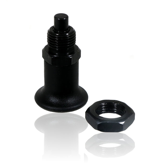 M16 Index Plunger Spring Loaded Retractable Locking Pin Blackened Steel
