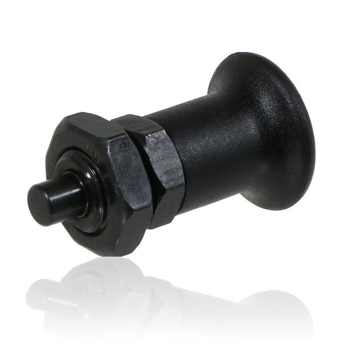 M16 Index Plunger Spring Loaded Retractable Locking Pin Blackened Steel