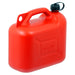 Fuel Can 10L Red Large Plastic Petrol Diesel Jerry Can Canister + Flexible Spout