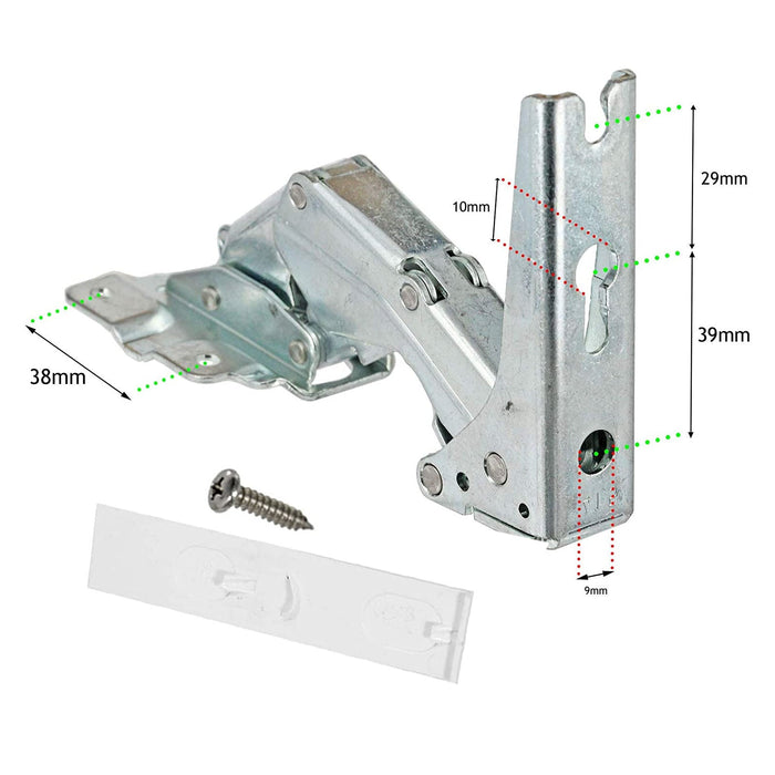 Integrated Fridge Door Hinges for LAMONA DIPLOMAT Freezer 3362 3363 5.0 41,5