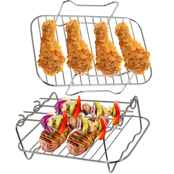 LTS FAFA Air Fryer Kebab Grill Rack Ninja Accessoire 15 en 1