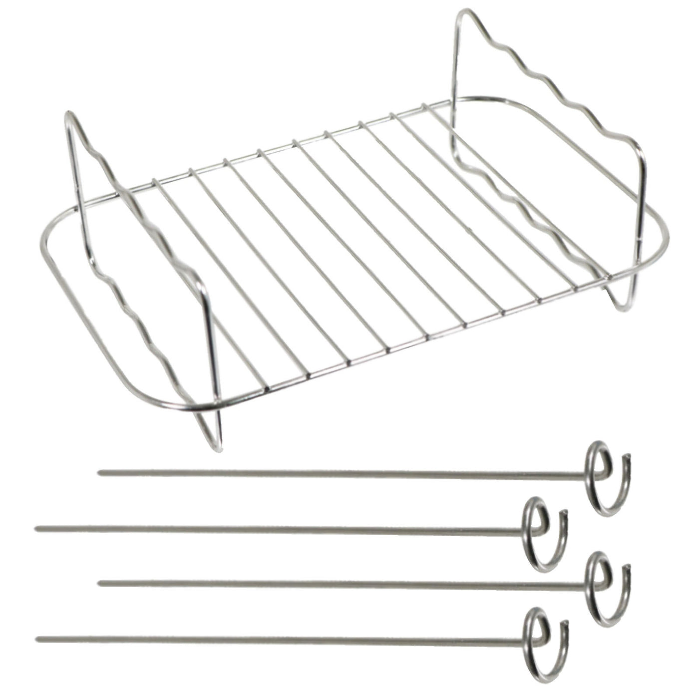 Racks for Ninja Air Fryer Foodi AF300 AF400 AF451 Double Basket Grill ...