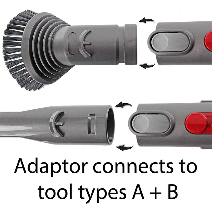 Tool Kit for Dyson V7 V8 V10 V11 V15 SV10 SV11 Vacuum Brush Crevice Tools Hose