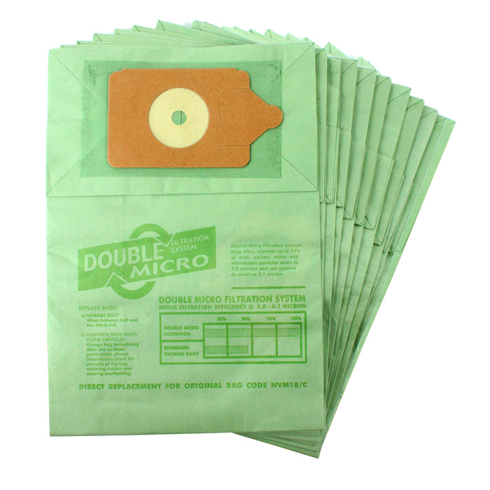 Vacuum Bags & Filter compatible with Numatic Henry Hetty James Vacuum (Pack of 10 Bags)
