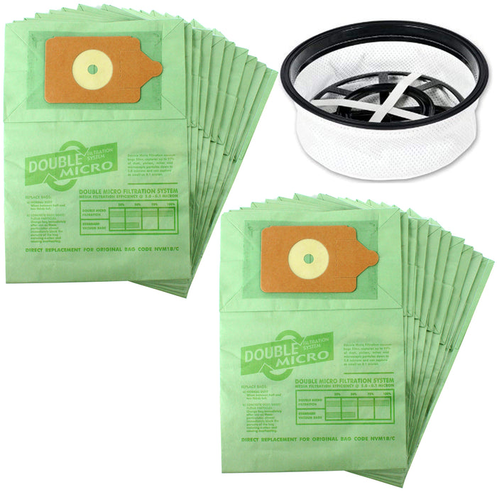 Vacuum Bags & Filter compatible with Numatic Henry Hetty James Vacuum (Pack of 20 Bags)