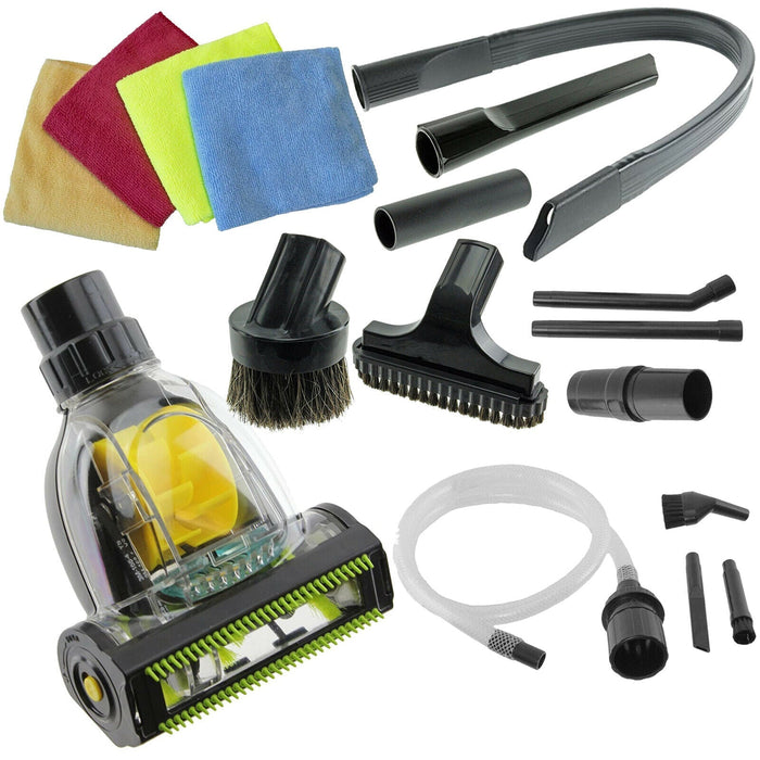 Car Detailing Complete Valet Kit with Micro Tools & Cloths compatible with NUMATIC Vacuum Cleaner (32mm)