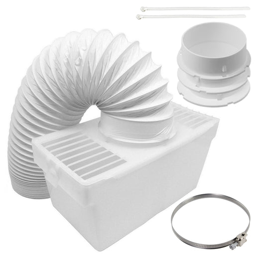 Condenser Vent Box & Hose Kit for Samsung Tumble Dryers (with Screw Clip)