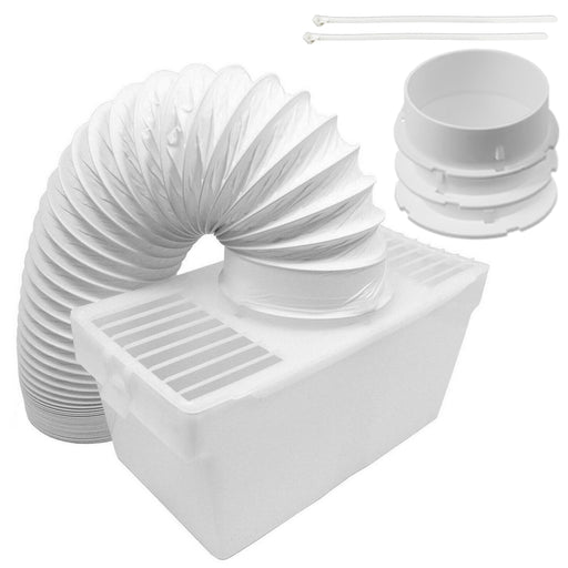 Condenser Vent Box & Hose Kit for Zanussi Vented Tumble Dryers (1.25m)
