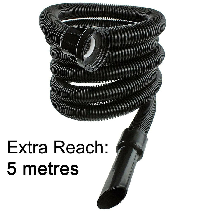 SPARES2GO - Extra Long Hose - 5m, 5 Metre, for Numatic Henry Hoover Vacuum Cleaner