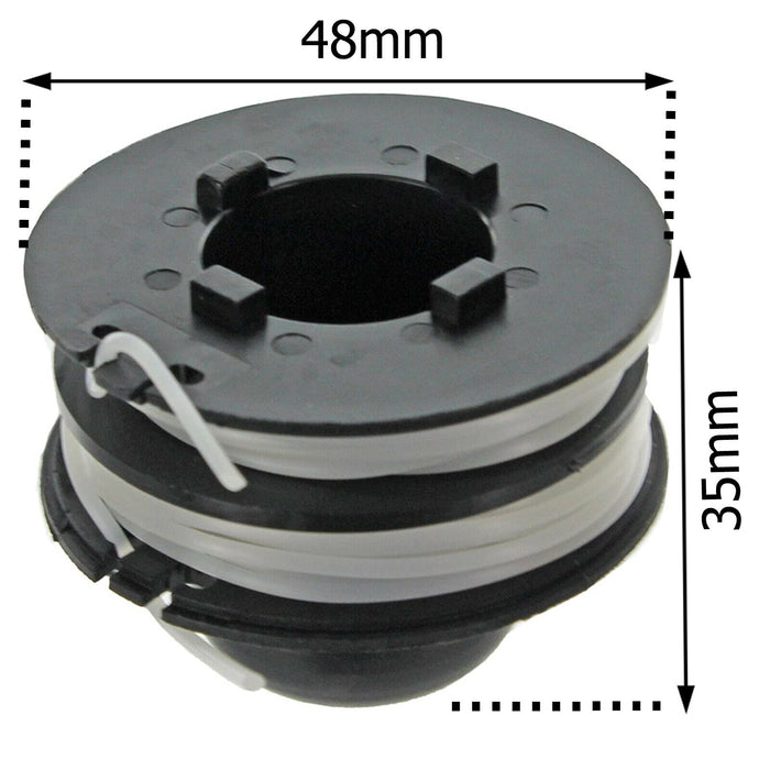 Dual Feed Strimmer Line Spool Head for Spear & Jackson GT300 GT350 Trimmers x 4