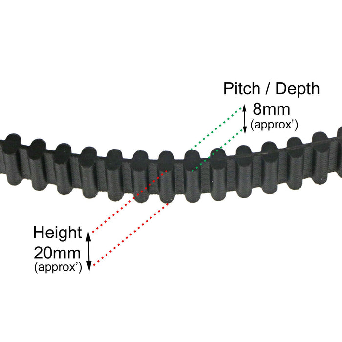 Timing Belt for Mountfield 1440H 1440M 1540H 1540M 1640H Tractor Ride on Mower