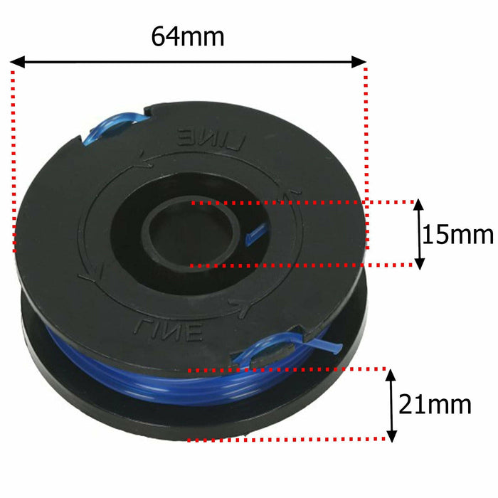 5m Twin Line & Spool for B&Q GT2820 PGT430A 430W Strimmer Trimmer
