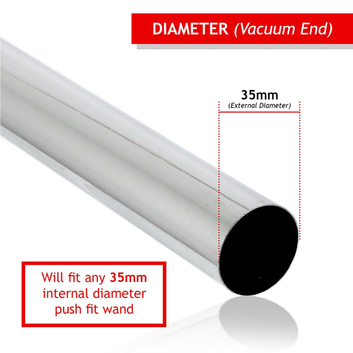 Vacuum Cleaner Telescopic Rod Extension Tube Pipe for Miele (35mm)