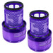 Dyson V12 SV20 SV30 Detect Slim HEPA Vacuum Filter Washable Reusable 971517-01 (Pack of 2)