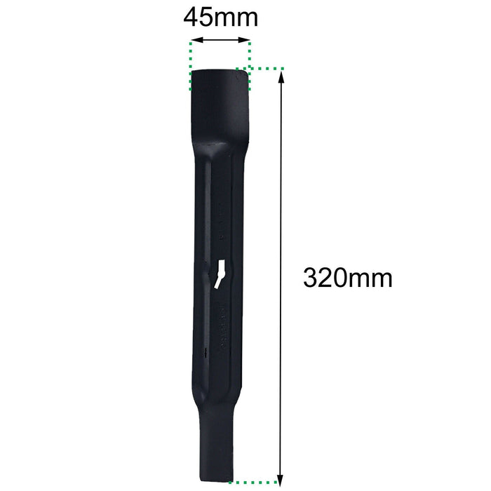 Metal Blade for QUALCAST RM32 M2E1032M M2E1232M E32 M2E1232M Lawnmower 32cm x 2