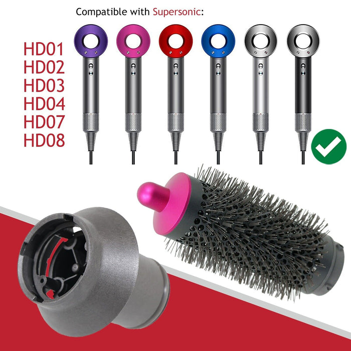 Volumising Brush for Dyson Airwrap + Magnetic Supersonic Hair Dryer Adaptor HD01 HD02 HD03 HD04 HD07 HD08